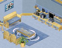 Living room - Aqua Soft House